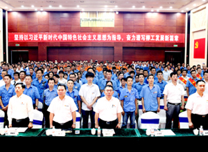 思想引領揚工匠精神 奮斗筑夢促柳工發展 公司黨委召開慶祝中國共產黨成立97周年暨表彰大會